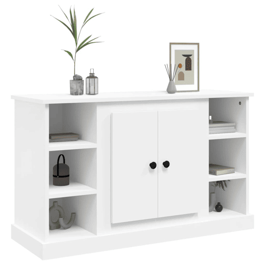 Aparador - Bufete - Móvei de apoio 100x35,5x60 cm derivados de madeira branco pt2442