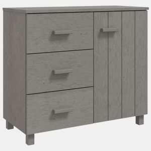 Aparador - Bufete - Móvei de apoio HAMAR 90x40x80 cm pinho maciço cinza-claro pt4115