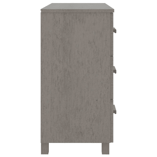 Aparador - Bufete - Móvei de apoio HAMAR 90x40x80 cm pinho maciço cinza-claro pt4115