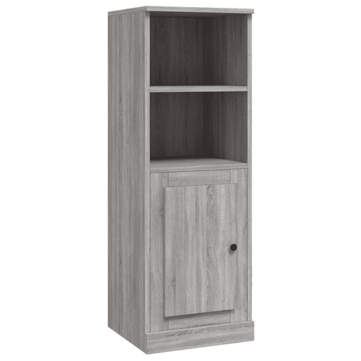 Armário alto - Bufete - Móvel de apoio 36x35,5x103,5 cm derivados madeira cinza sonoma pt1051