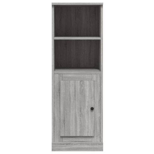 Armário alto - Bufete - Móvel de apoio 36x35,5x103,5 cm derivados madeira cinza sonoma pt1051