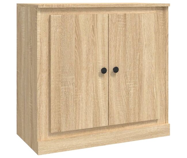Aparador - mueble de almacenamiento de madera contrachapada roble sonoma 70x35,5x67,5 cm es3095