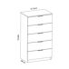 Conjunto de dormitorio Pack Loma cabecero + mesita + aro + cómo Conjunto de dormitorio Pack Loma cabecero + mesita + aro + cómo Blanco