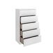 Conjunto de dormitorio Pack Loma cabecero + mesita + aro + cómo Conjunto de dormitorio Pack Loma cabecero + mesita + aro + cómo Blanco