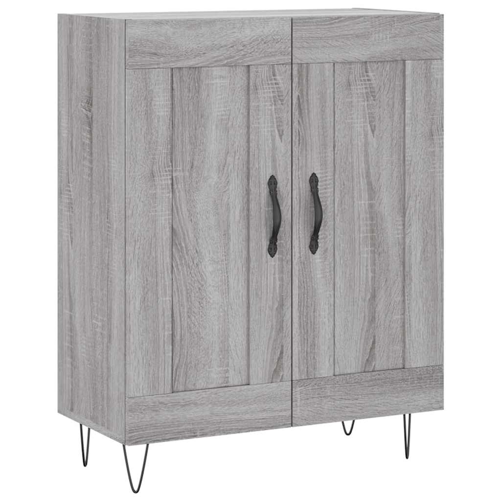 Aparador - Mueble de almacenamiento 69 Roble/ Gris