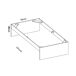 Conjunto de dormitorio Bito Pack cabecero + mesita + aro Conjunto de dormitorio Bito Pack cabecero + mesita + aro Blanco