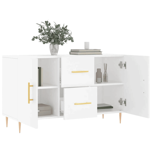 Aparador - Bufete - Móvei de apoio 100x36x60 cm derivados de madeira branco pt3130