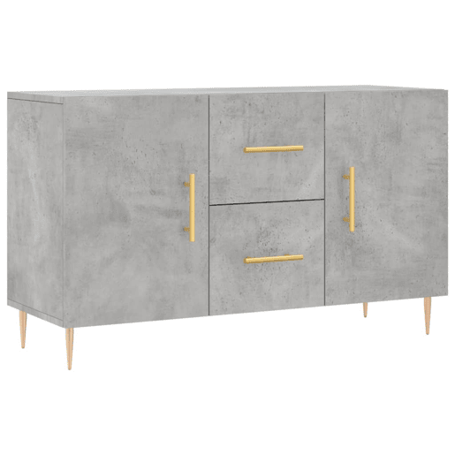 Aparador - Bufete - Móvei de apoio 100x36x60 cm derivados de madeira cinzento cimento pt3273 Aparador - Bufete - Móvei de apoio 100x36x60 cm derivados de madeira cinzento cimento pt3273