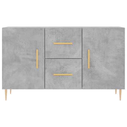 Aparador - Bufete - Móvei de apoio 100x36x60 cm derivados de madeira cinzento cimento pt3273 Aparador - Bufete - Móvei de apoio 100x36x60 cm derivados de madeira cinzento cimento pt3273