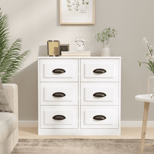Aparador - Bufete - Móvei de apoio 70x35,5x67,5 cm derivados de madeira branco pt2515