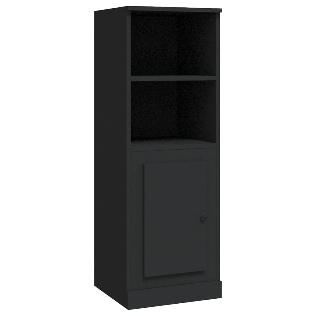 Aparador alto - Mueble de almacenamiento 36 Negro