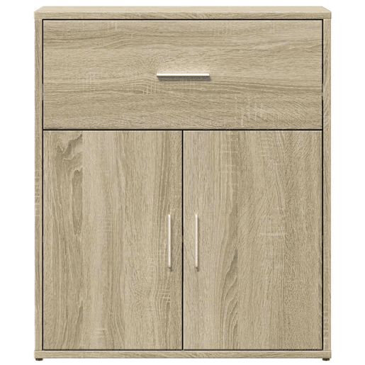 Aparadores - Bufetes - Móveis de apoio 2 pcs 60x31x70 cm derivados madeira carvalho sonoma pt3123