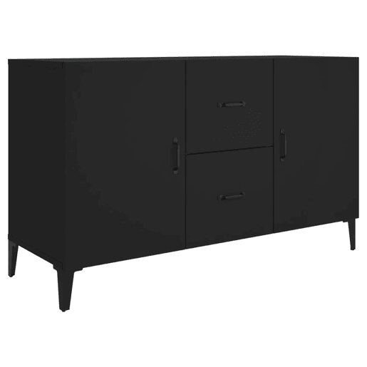 Aparador - Bufete - Móvei de apoio 100x36x60 cm derivados de madeira preto pt3515