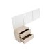 Conjunto de dormitorio Bito Pack cabecero + mesita + aro Conjunto de dormitorio Bito Pack cabecero + mesita + aro Blanco
