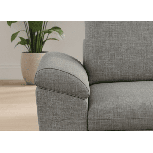 Sofá-Cama 3 Lugares BUDWING Lorenzo Cinzento + Chaise com Arrumação + Braço Tipo Sesta (248,5 x 157 x 89 cm u2013 Reversível Lado EsquerdoDireito)
