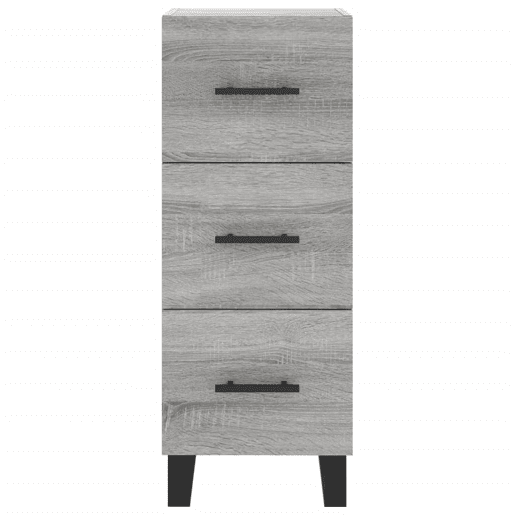 Aparador - Bufete - Móvei de apoio 34,5x34x90 cm derivados de madeira sonoma cinzento pt4447