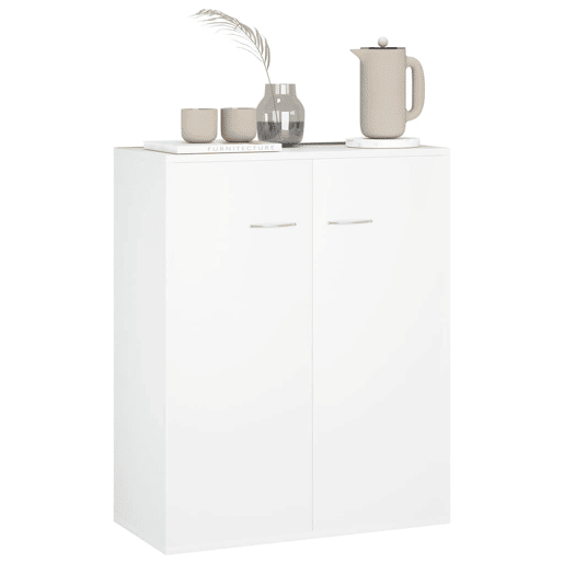 Aparador - Bufete - Móvei de apoio 60x30x75 cm contraplacado branco pt2474