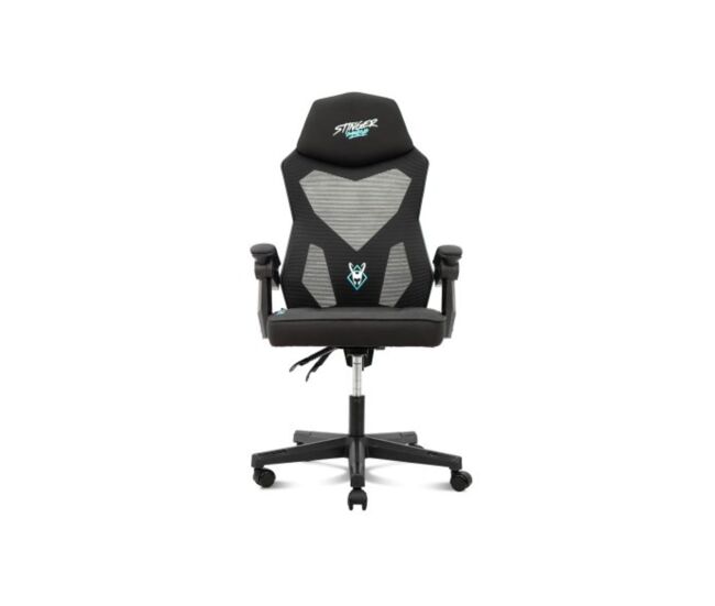 Silla gaming woxter stinger station sense altura + respaldo ajustable negro 114,5-124,5x65x51 cm