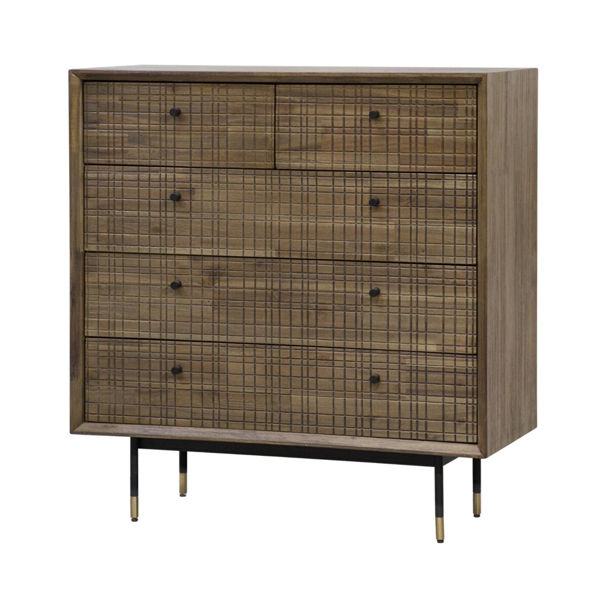 Cómoda maze 100x45x105 marrón