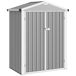 Caseta de Jardín Acero Galvanizado Outsunny 133 Caseta de Jardín Acero Galvanizado Outsunny 133 Gris