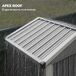 Caseta de Jardín Acero Galvanizado Outsunny 133 Caseta de Jardín Acero Galvanizado Outsunny 133 Gris