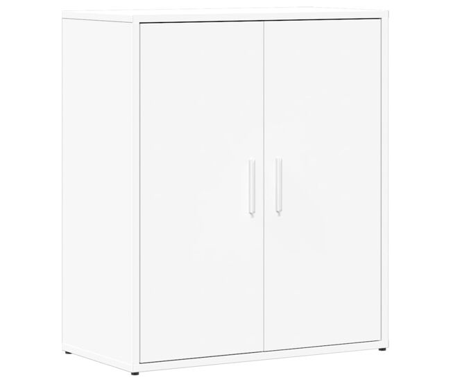 Aparador - mueble de almacenamiento de madera de ingeniería blanco 60x31x70 cm es3158