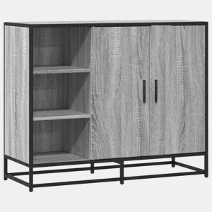 Aparador - Bufete - Móvei de apoio 92x35x76 cm derivados de madeira cinzento sonoma pt3483