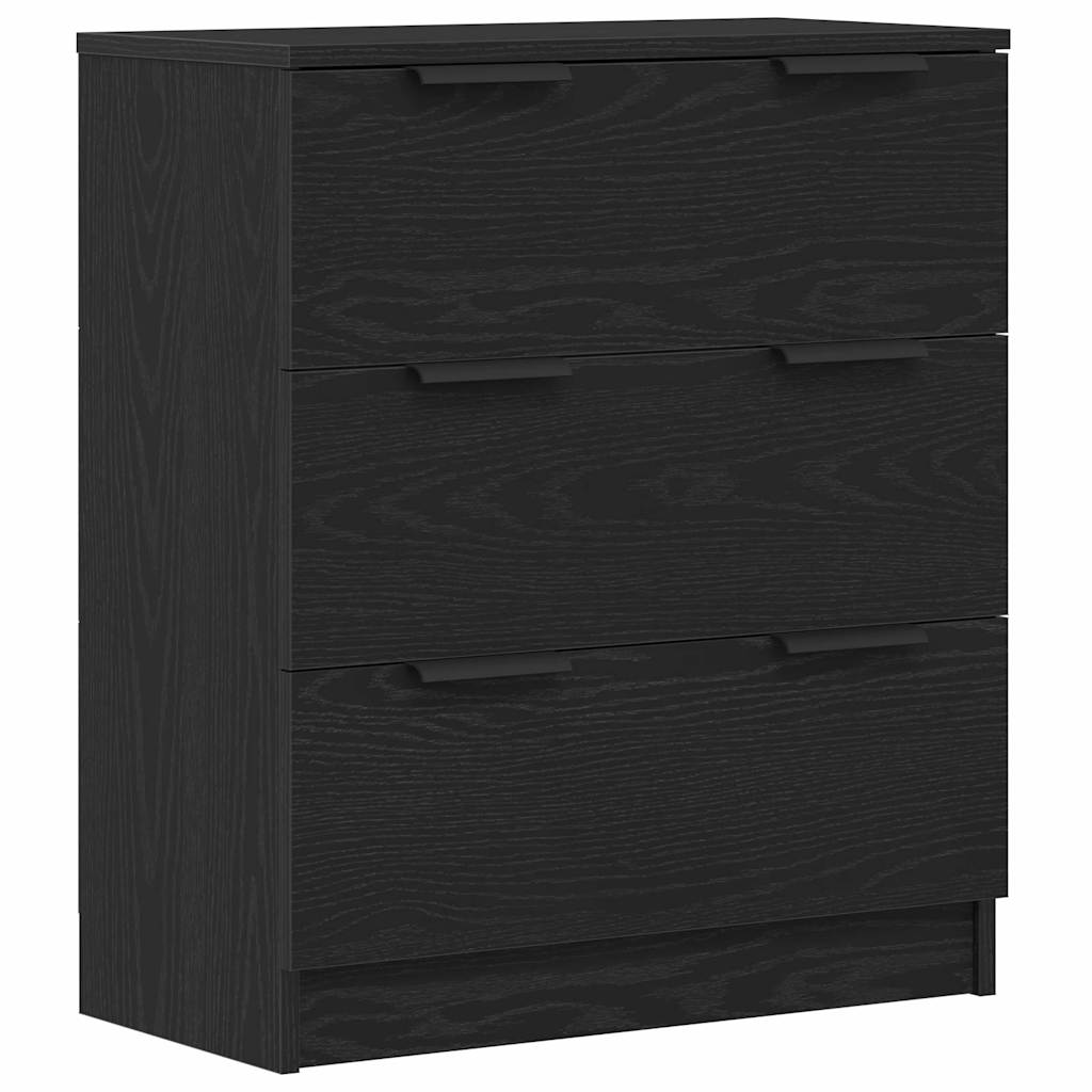Aparador - Mueble de almacenamiento 60 Negro/ Madera