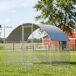 Gallinero para Exterior Acero Galvanizado, Tela Oxford PawHut Gallinero para Exterior Acero Galvanizado, Tela Oxford PawHut Gris