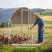 Gallinero para Exterior Acero Galvanizado, Tela Oxford PawHut Gallinero para Exterior Acero Galvanizado, Tela Oxford PawHut Gris