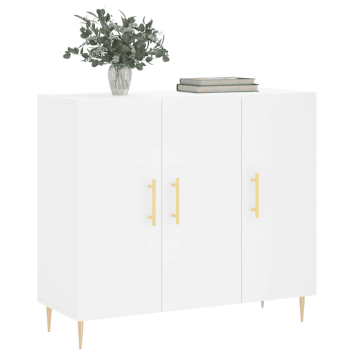 Aparador - Bufete - Móvei de apoio 90x34x80 cm derivados de madeira branco pt3215