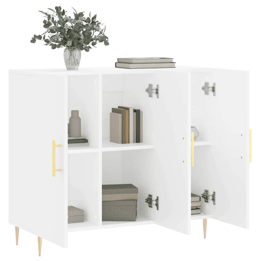 Aparador - Bufete - Móvei de apoio 90x34x80 cm derivados de madeira branco pt3215