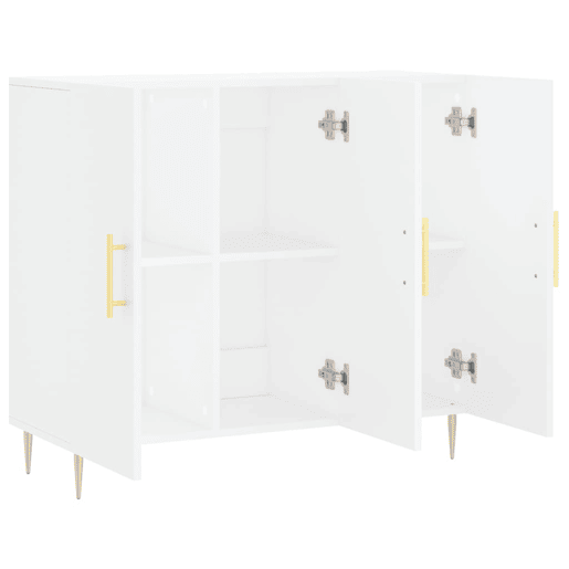 Aparador - Bufete - Móvei de apoio 90x34x80 cm derivados de madeira branco pt3215