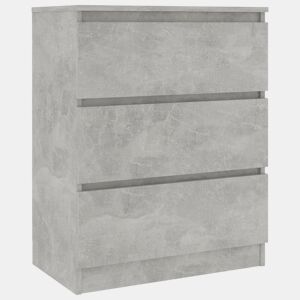 Aparador - Bufete - Móvei de apoio 60x35x76 cm derivados de madeira cinzento cimento pt2813
