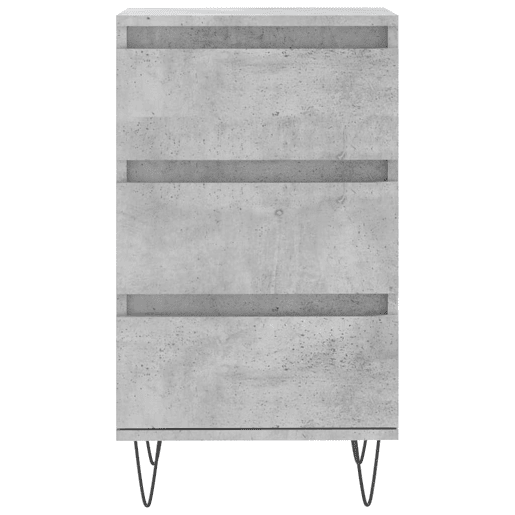 Aparador - Bufete - Móvei de apoio 40x35x70 cm derivados de madeira cinzento cimento pt4420