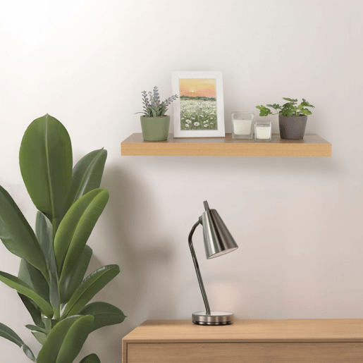 Max Home Conjunto 2 Prateleiras de parede em madeira 60x23x4 cm Max Home Conjunto 2 Prateleiras de parede em madeira 60x23x4 cm