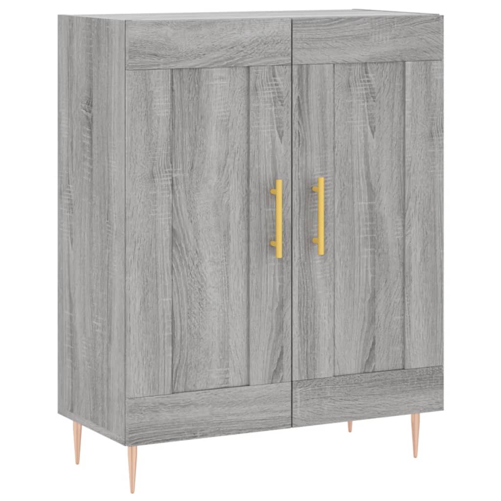Aparador - Mueble de almacenamiento 69 Roble/ Gris