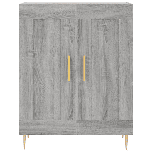 Aparador - Bufete - Móvei de apoio 69,5x34x90 cm derivados de madeira cinzento sonoma pt3460