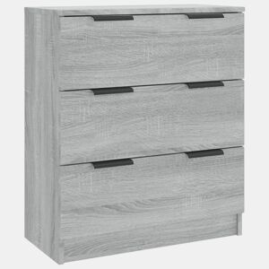 Aparador - Bufete - Móvei de apoio 60x30x70 cm derivados de madeira cinzento sonoma pt2873