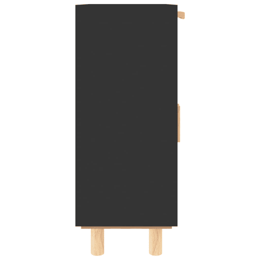 Aparador - Bufete - Móvei de apoio 60x30x75 cm pinho maciçovime natural preto pt4815