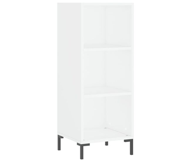 Aparador - mueble de almacenamiento de madera de ingeniería blanco 34,5x32,5x90 cm es3145