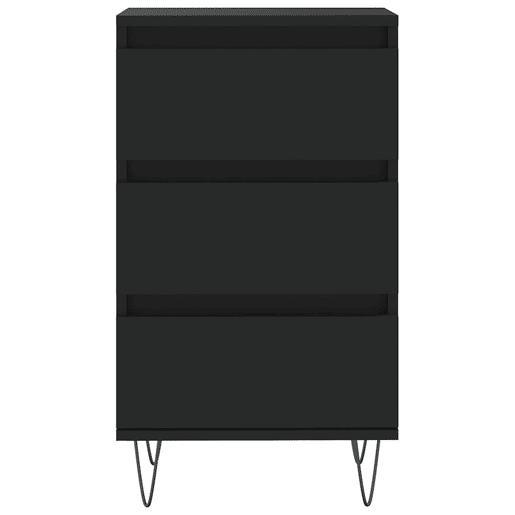 Aparador - Bufete - Móvei de apoio 40x35x70 cm derivados de madeira preto pt4503 Aparador - Bufete - Móvei de apoio 40x35x70 cm derivados de madeira preto pt4503