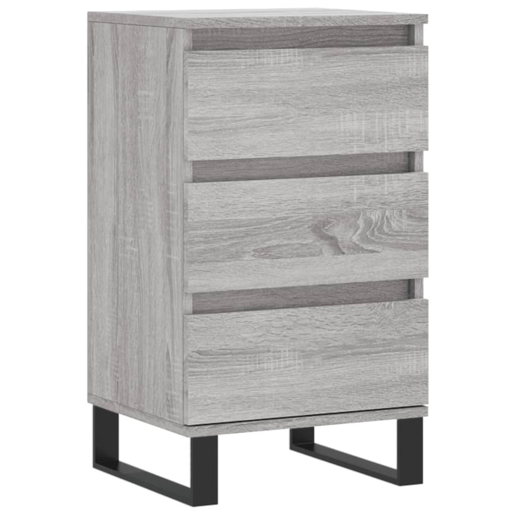 Aparador - Mueble de almacenamiento 40 Roble/ Gris