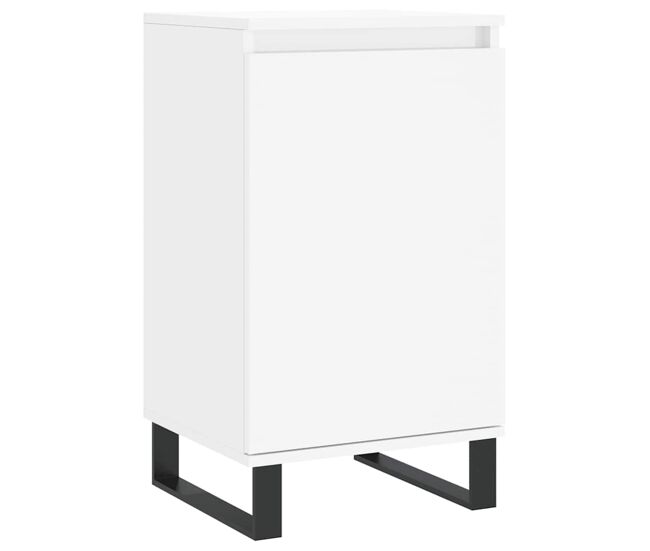 Aparador - mueble de almacenamiento madera de ingeniería blanco 40x35x70 cm es4390