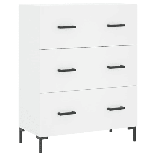 Aparador - Bufete - Móvei de apoio 69,5x34x90 cm madeira processada branco pt3181 Aparador - Bufete - Móvei de apoio 69,5x34x90 cm madeira processada branco pt3181