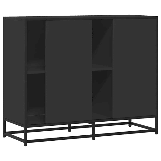 Aparador - Bufete - Móvei de apoio 92x35x76 cm derivados de madeira preto pt3563
