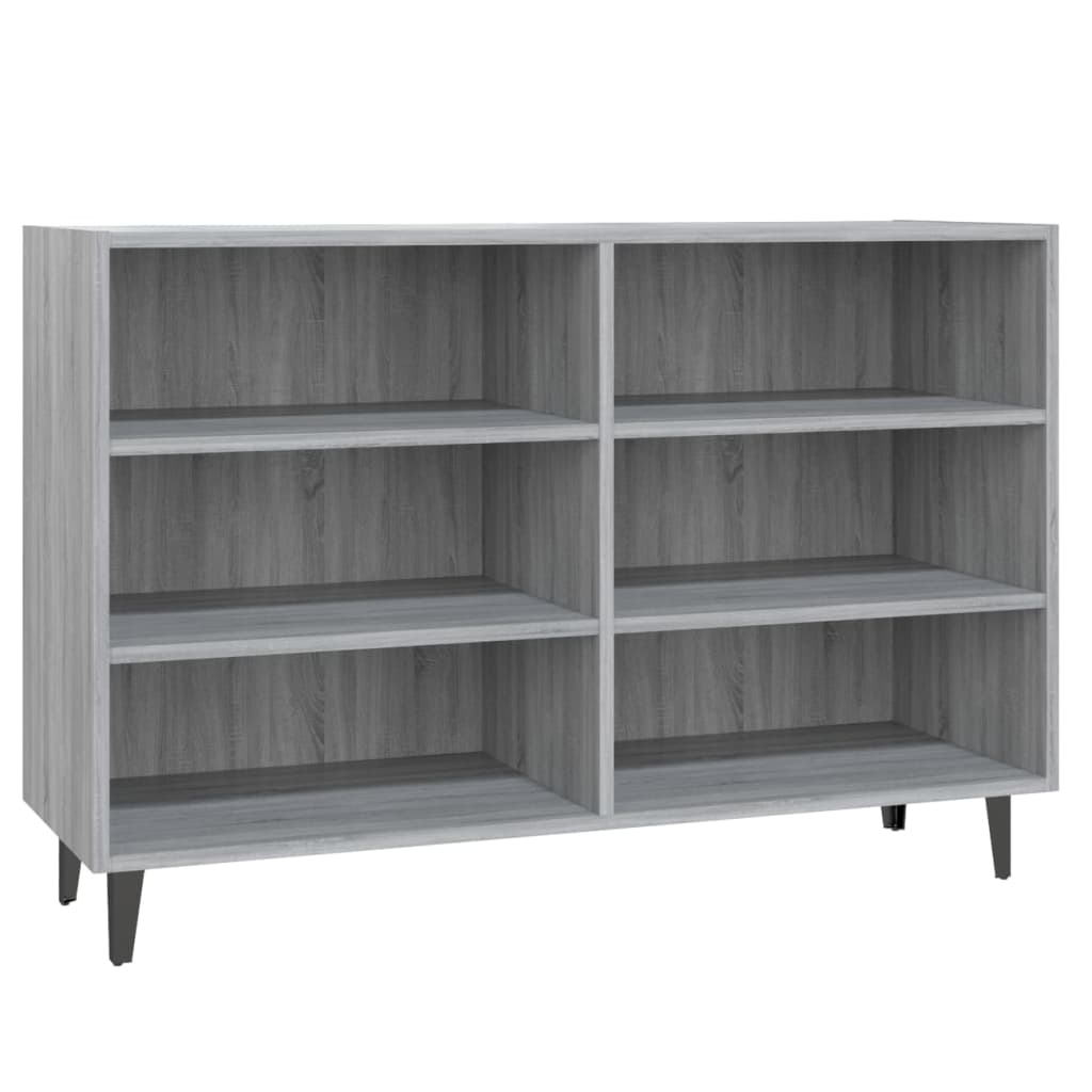 Aparador - Mueble de almacenamiento 103 Roble/ Gris