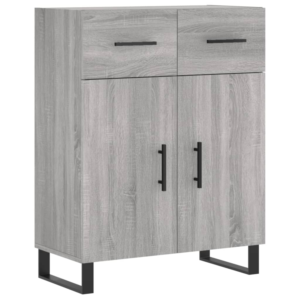 Aparador - Mueble de almacenamiento 69 Roble/ Gris