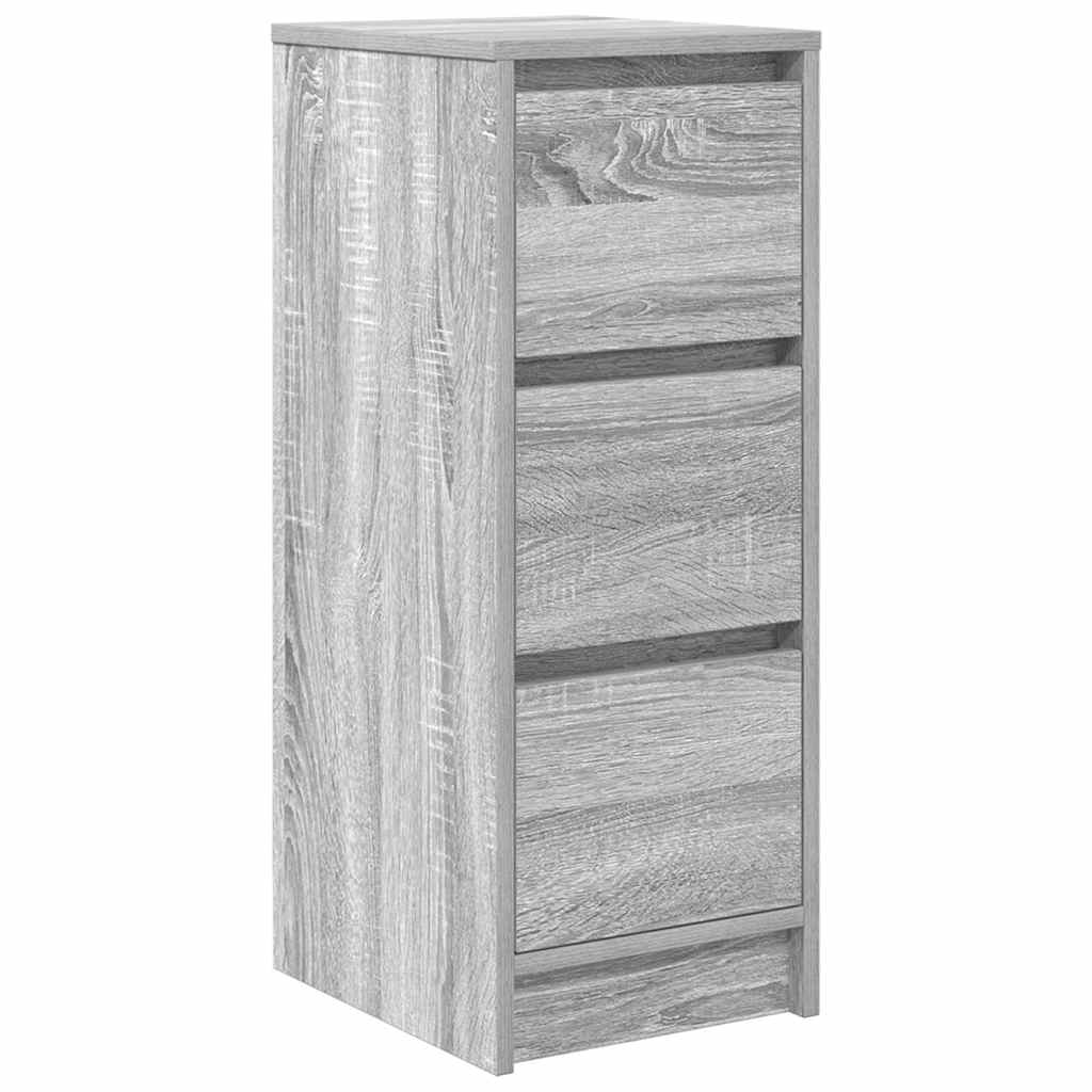 Aparador - Mueble de almacenamiento 29 Roble/ Gris