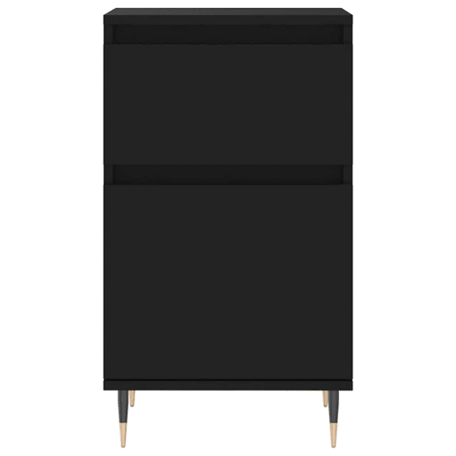 Aparadores - Bufetes - Móveis de apoio 2 pcs 40x35x70 cm derivados de madeira preto pt5210